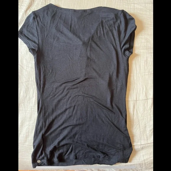 ⏰Guess Black Bow Detail T Shirt - Picture 6 of 6